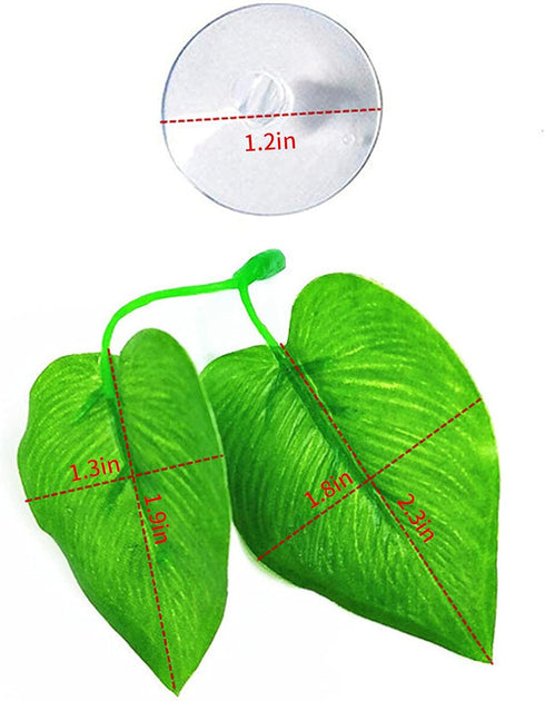 2Pack Beta Leaf Bed Fish Resting Leaf Betta Hammock Beta Tank Decorations Aquarium Plants Betta Fish Accessories for Small Tank...