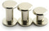 LQ Industrial 75 Sets Silver M5 Chicago Screw Assorted Kit Slotted Phillip Head Binding Screws Rivet Assembly Bolt Nail Rivet for Book Binding DIY...