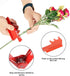 AKOAK 1 Pack Rose Pliers Metal Stem and Leaf Stripper Rose Burr Removal Flower Shop DIY Cutting Tools Flower Pruning Pliers (Red)...