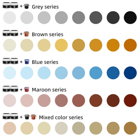 Tile and Granite/Marble Repair Kit, Porcelain Stone and Quartz Countertops Repair Kit for Chips Dents Cracks Holes Scratchs, Fix Chipped Edges Cor...