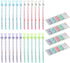 Cute Bunny Sharpening Pencils, with Replacable Refills,Stackable Pencils, Cute Rabbit Pencils...