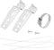 Beaquicy 5001DD4001A Dishwasher Mounting Bracket Kit - Replacement for L-G Dishwasher - This kit includes 2 mounting brackets,2 wires,2 screws,a hose clamp, and instruction sheet