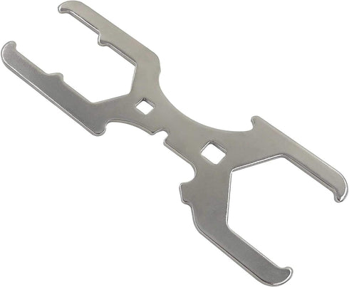 HAUTMEC 3 Way Plumber's Sink Strainer Wrench, Fits 1-3/4 inch., 2 inch. and 2-1/2 inch. Nuts? Multifunction Plumbing Wrench PL0037...