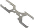 HAUTMEC 3 Way Plumber's Sink Strainer Wrench, Fits 1-3/4 inch., 2 inch. and 2-1/2 inch. Nuts? Multifunction Plumbing Wrench PL0037...