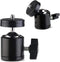 Universal 1/4" Swivel Mini Ball Head Screw Tripod Mount?2 Pack?, EszkozTA360 Degree Rotating Mount Base Adapter for DSLR Cameras HTC Vive Tripods ...