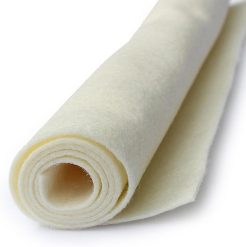 Angel Wings Cream White - Wool Felt Oversized Sheet - 35% Wool Blend - DIY, Sewing, Crafting, Felting - National Nonwovens - 1 12x18 inch Angel Wi...