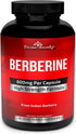 Divine Bounty Pure Berberine Complex - 600mg Per Capsule Berberine HCl Supplement - 60 Vegetarian Capsules...