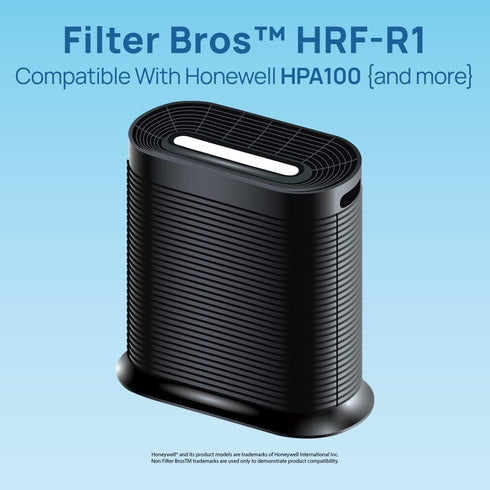 Filter Bros HRF-R1 HEPA Replacement Filter R 1 Pack Fits Honeywell HPA100 Series...