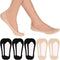 No Show Socks Women Low Cut Liner Non Slip Socks for Size 5-8 Invisible Hidden socks for Flats Heels Pumps, 5 Pairs, 3 Black + 2 Nude...