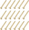 Small Nails (1.5x15mm) 50pcs, Brass Tiny Hardware Nails - for Household Woodworking, Brass Tone...