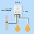 Smart Wi-Fi Light Switch, 2 Channels Linptech Wireless Relay Switch Tuya App Remote Control Voice Control Home Automation Timer Compatible with Al...