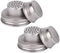 Mason Jar Shaker Lids, 2-Pack, Stainless Steel, Silver, Compact, Screw Top, Dishwasher Safe...