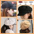 BENECREAT 32Pcs 8 Colors Cloth Covered with Metal Shank Round Buttons 17mm/0.67Inch Cloth Covered Baseball Cap Button Top Replacement for Hats Rep...