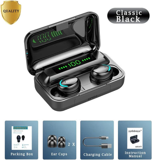 Ear Buds Wireless Earbuds, Bluetooth 5.3 Headphones In Ear, Bluetooth Earphones with Built-in Microphone, Wireless Ear Buds, Bluetooth Earbuds wit...