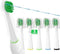 Replacement Toothbrush Heads for Water Pik Sonic Fusion (SF-01 / SF-02 / SF-03 / SF-04), Compact, with Covers, 5 Count, White...