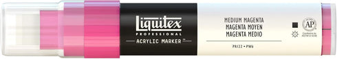 Liquitex Professional Wide Paint Marker, Medium Magenta...
