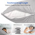 Guardmax Waterproof Pillow Protector Grey Standard Size - Zippered Bed Bug Pillow Protector 2 Pack - Hypoallergenic Pillow Case Cover Protects fro...