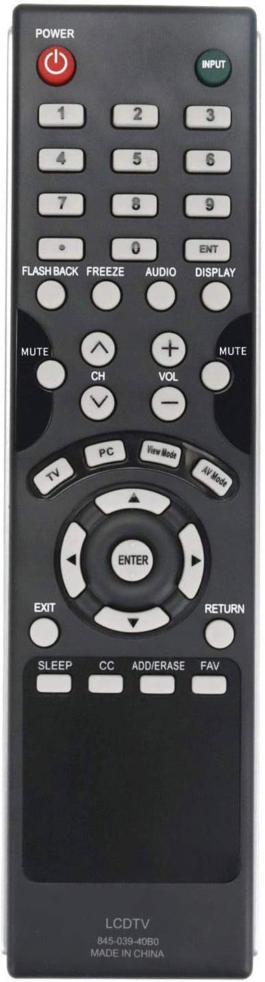ALLIMITY 845-039-40B0 Remote Control Replacement for Sharp TV 84503940B0 LC-40LE431 LC-40LE431U LC-40LE431UA LC-40LE433 LC-40LE433U LC-40LE433UA L...