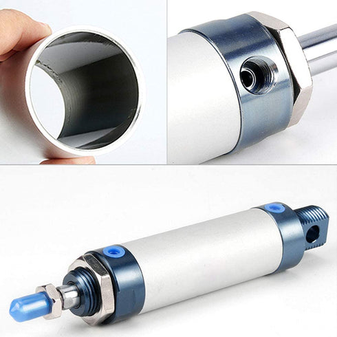 Beduan MAL 16 x 100 Pneumatic Mini Air Cylinder Screwed Piston Rod Dual Action 16mm Bore 100mm(1Pcs)...