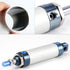 Beduan MAL 16 x 100 Pneumatic Mini Air Cylinder Screwed Piston Rod Dual Action 16mm Bore 100mm(1Pcs)...