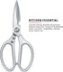 Kitchen Scissors for Food,Heavy Duty Kitchen Shears Dishwasher Safe,Sharp Cutting for Meat Chicken Bone Fish Poultry Spatchcock Turkey Vegetable (...