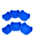 QWORK Dental Base Forming Kit, 6 Pcs Casting Trimming Dental Impression Tray Dental Plaster Mold Base for Store Dental Impression Trays Lab Model ...