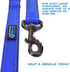Max and Neo Double Handle Traffic Dog Leash Reflective - We Donate a Leash to a Dog Rescue for Every Leash Sold (RED, 4 FT)...