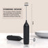 Electric Milk frother Handheld, 500mAh Type-C Rechargeable Mini Blender for Coffee, Hot Chocolate, Eggs, Juice, and more. Glossy Black Finish....
