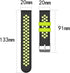 2-Pack Sport Bands Compatible with Amazfit Bip Smartwatch Breathable Replacement Strap, Black + Black-Gray...