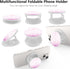 2 Pack Cell Phone Stand Foldable Expanding Phone Sockets Finger Grip Holder for Smartphone and Tablets - Nebula Galaxy+Glitter Pink...