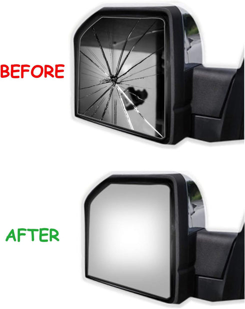 Mirror Glass Replacement for CHEVY GMC 1992's - 2000's Truck Left LH Driver Side...