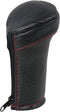 GG Grand General 99869 Matte Black Carbon Fiber Gear Shift Knob Cover w/Red Stitching...