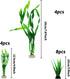 Artificial Aquarium Plants, 16pcs Fish Tank Decor Green Plants Artificial Aquarium Decorations for Fish Tanks (Green)...