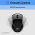 HP Wireless Mouse - Black, 15-Month Battery, 1600 DPI Sensor, Side Grips - For PC/Laptop, Mac, Chromebook...