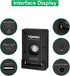 NP-F Battery Adapter Plate with LED Low Battery Indicator, 1/4'' Screw Mount for NP-F 550V, NP-F 750V, NP-F 970V - Lightweight Design for DSLR Cam...