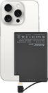 Auskang Portable Charger with Built in Lightning Cable 5000 mAh Magnetic Non- Wireless Small Slim Power Bank for iPhone 14 13 12 11 X 8 7 6 5 SE S...