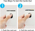 for MagSafe Card Wallet,Slim Leather Magnetic Phone Wallet Design Stick on Credit Card Holder for iPhone 15/14/13/12 Mini/Plus/Pro/Pro Max,Fit 3 C...