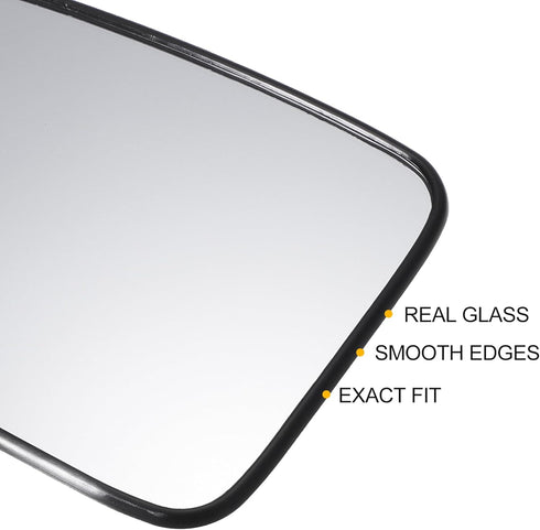 X AUTOHAUX Car Rearview Left Driver Side Mirror Glass Replacement W/Backing Plate Heated White Glass for Honda CR-V CRV 2002-2006...