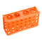 uxcell 4 Way Tube Rack Polypropylene 80-Well Orange for 0.5ml, 1.5ml, 1.8ml, 10ml, 15ml, 50ml...