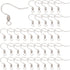 SUNNYCLUE 1 Box 300Pcs Stainless Steel Earring Hooks Bulk French Hook Earring Wires Fishhook Earring Hooks with Coil Fish Earwire Findings for Jew...