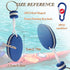 Floating Keychain for Boat Keys Float Buoy Boat Key Rings 2PCS Oval Shaped Foam Floating Keychains for Boating...