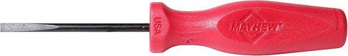 Mayhew Tools 27311 USA Slotted Screwdriver, Red, 3/16-Inch x 3-Inch...