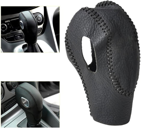 Car Gear Shift Knob Cover Compatible with Ford Fusion Fiesta Focus Transit Van Escape Edge Review Transit Connect Review EcoSport...