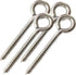 Swing Hooks, 4Pack M8 Heavy Duty Large Swing Hooks Hammock Hanging Kit Eye Screws 1200LB Capacity Swing Hardware for Yoga Hammock Swing Chair Indo...