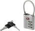 Lewis N. Clark Travelsentry 3-Dial Combo Lock with Keys, White, One Size...