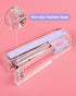 Clear Acrylic Stapler, Desktop Stapler, Office Stapler, Elegant Modern Desk Accessory for The Desk at Home, Office, or School?Purple?...