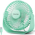Gaiatop USB Desk Fan, 3 Speeds Portable Small Fan with Strong Airflow, 5.5 Inch Quiet Table Fan, 90° Rotate Personal Cooling Fan For Bedroom Home ...