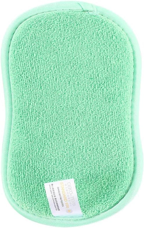 5pcs Multi-Functional Scrubbing Sponge Microfiber Kitchen Supplies Cleaning Tools Reusable Cleaning Sponge Scouring Pad...