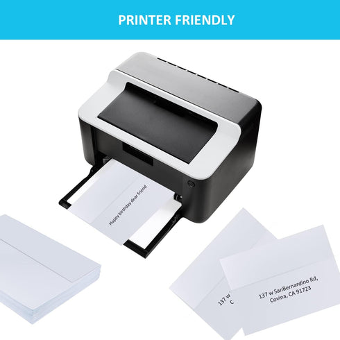 AnutriON5x7 Envelopes, 48 Pack White A7 Envelopes 5x7, Card Envelopes, Printable Envelopes, Quick Self Seal Envelopes, 5x7 Envelopes for Invitatio...
