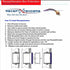 1/2" ReceptXtenders 1-Pack, Single Gang Receptacle Outlet Box Extender. UL Listed, Mud Ring...